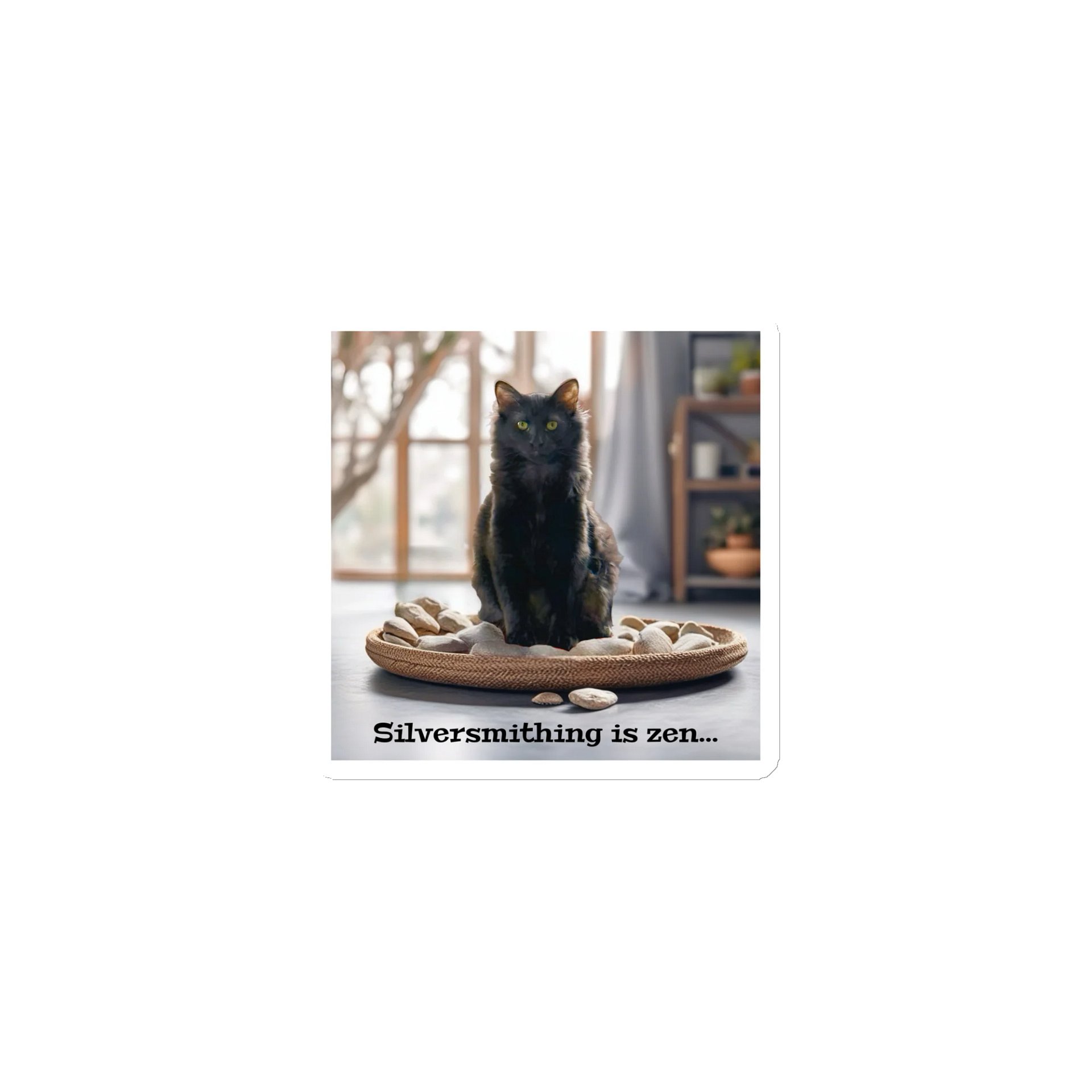 Silversmithing is zen… Magnet product image (1)