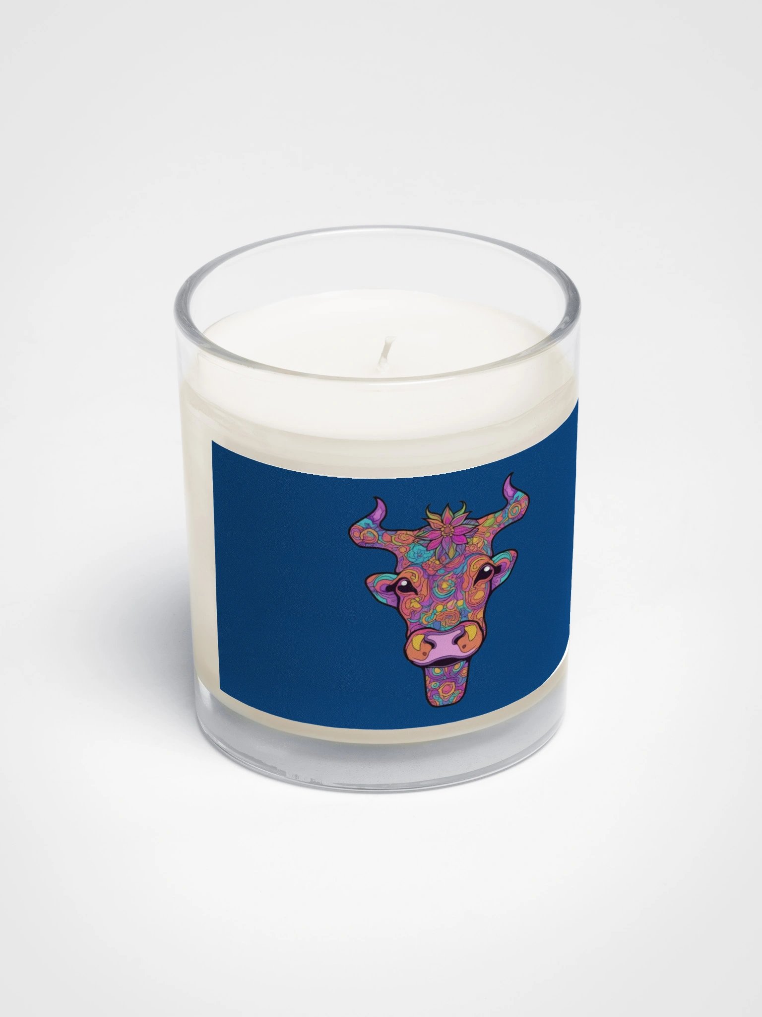 Floral Cow Face - Soy Candle product image (3)
