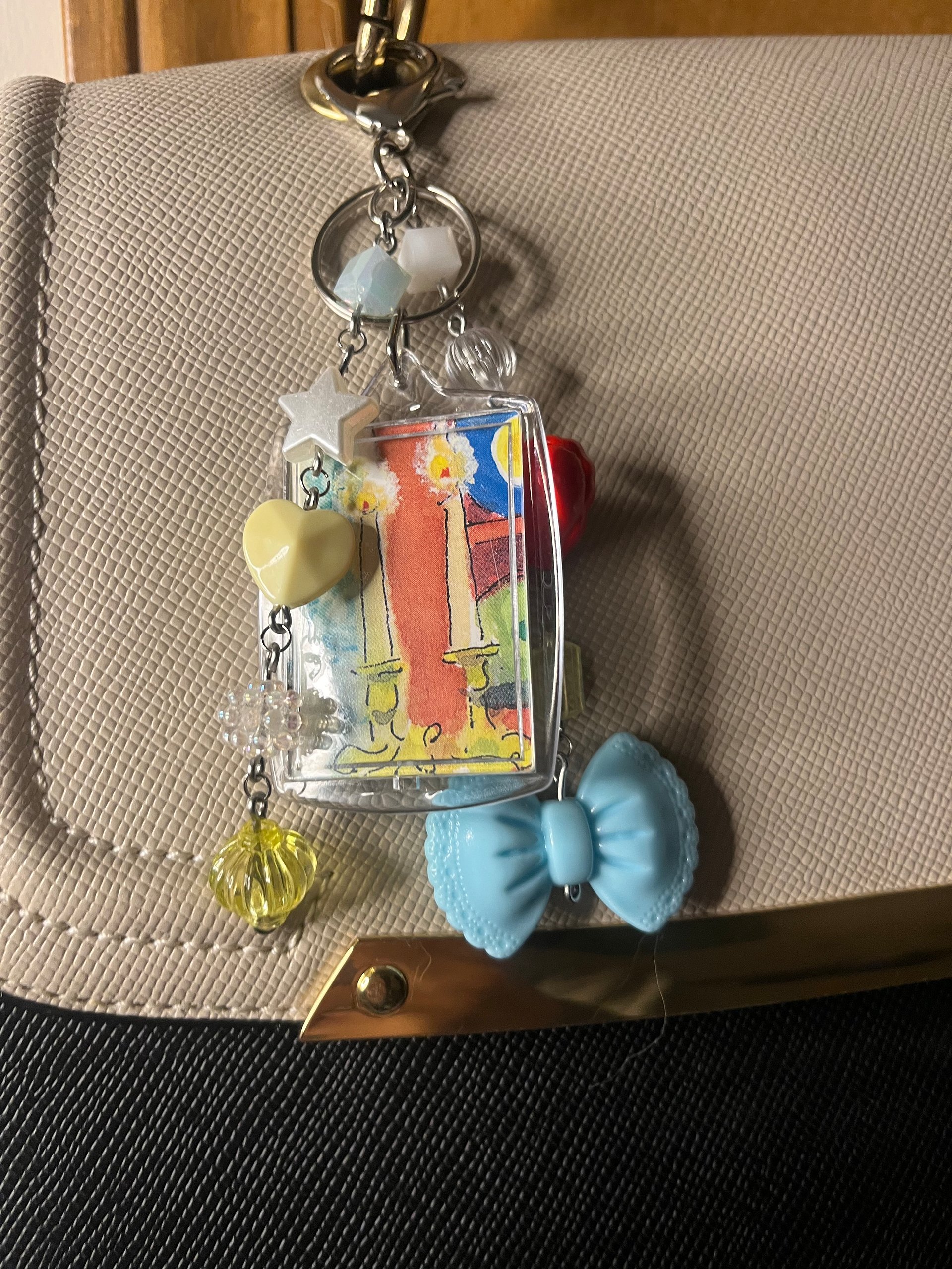 Candles + Apples Deluxe Bag Charm product image (1)