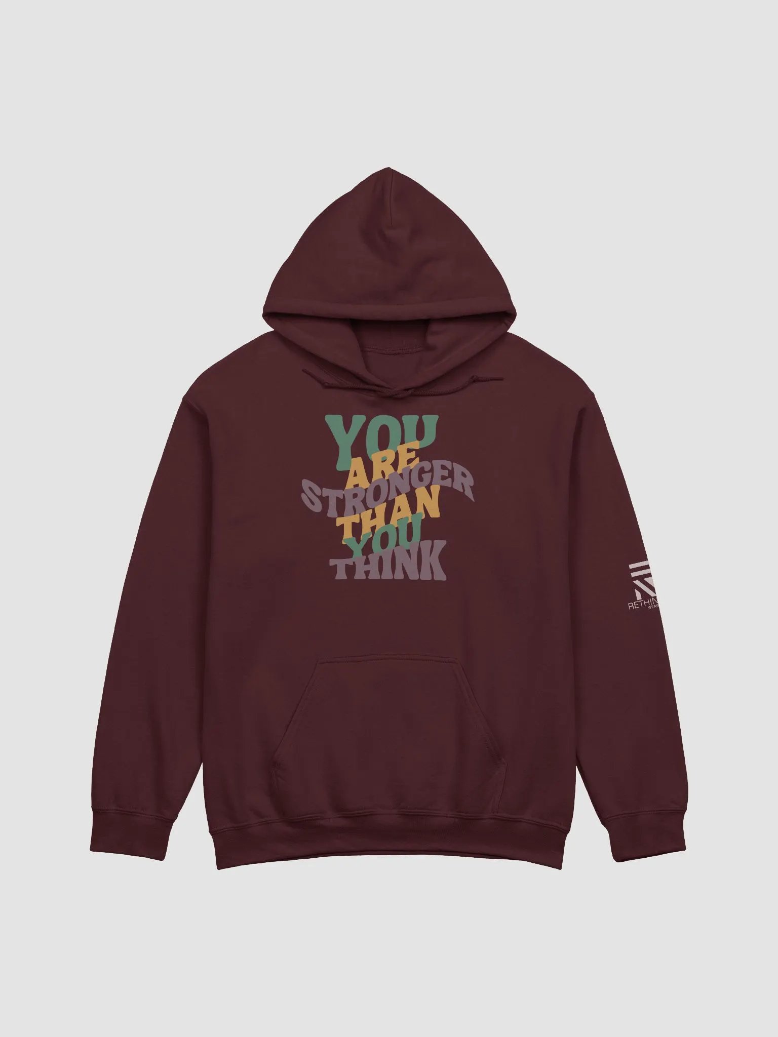 YOU ARE STRONGER THAN YOU THINK HOODIE product image (1)