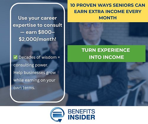 💼 Tip #5: Turn your experience into income!
Use your career expertise to consult and earn $800–$2,000/month.
Your wisdom can ...