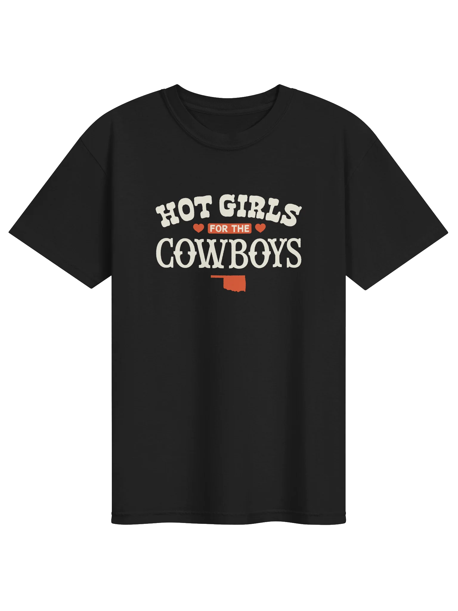 Hot Girls for the Cowboys Tee Dark product image (1)