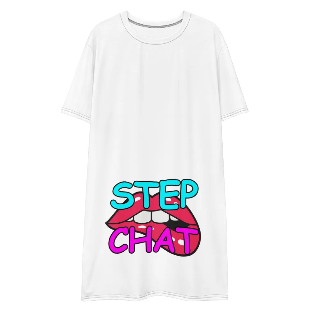 Naughty Stepchat Dress T-Shirt (White) product image (3)
