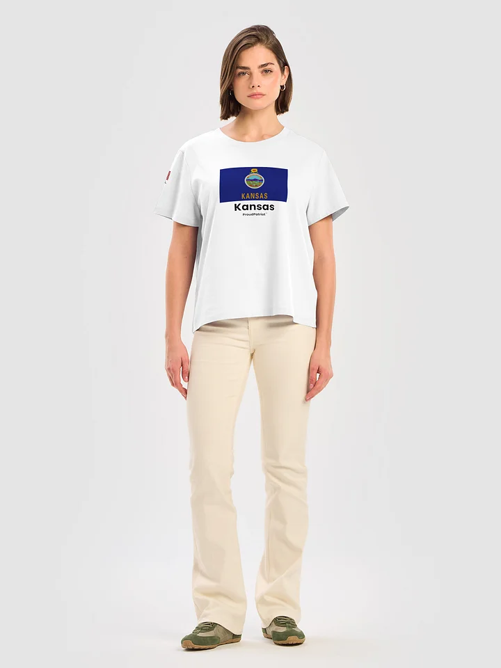 Kansas Women's Ribbed Neck T-Shirt product image (1)
