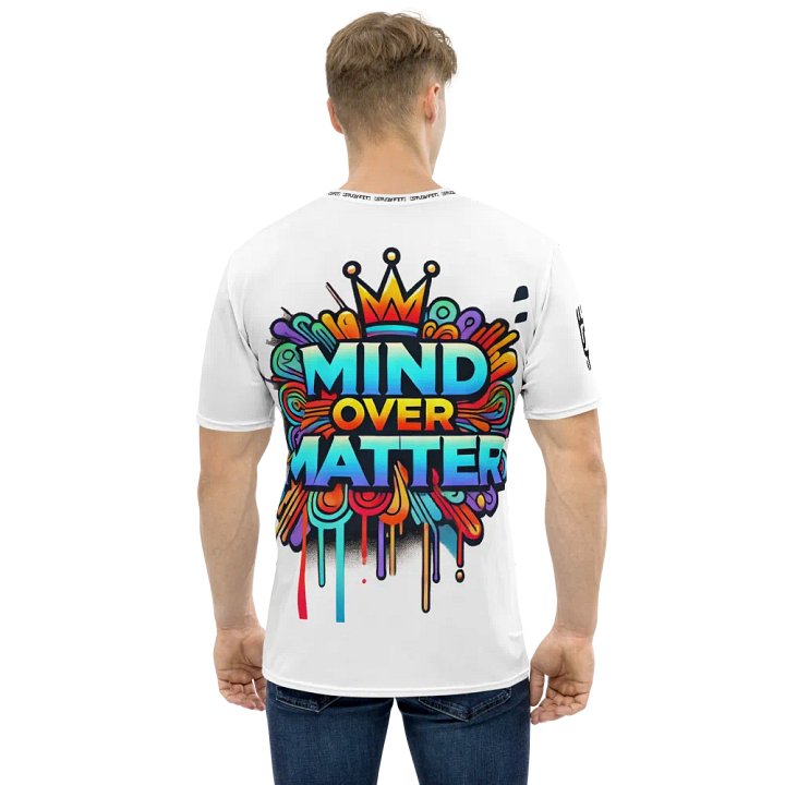 Mind Over Matter White Tee product image (1)