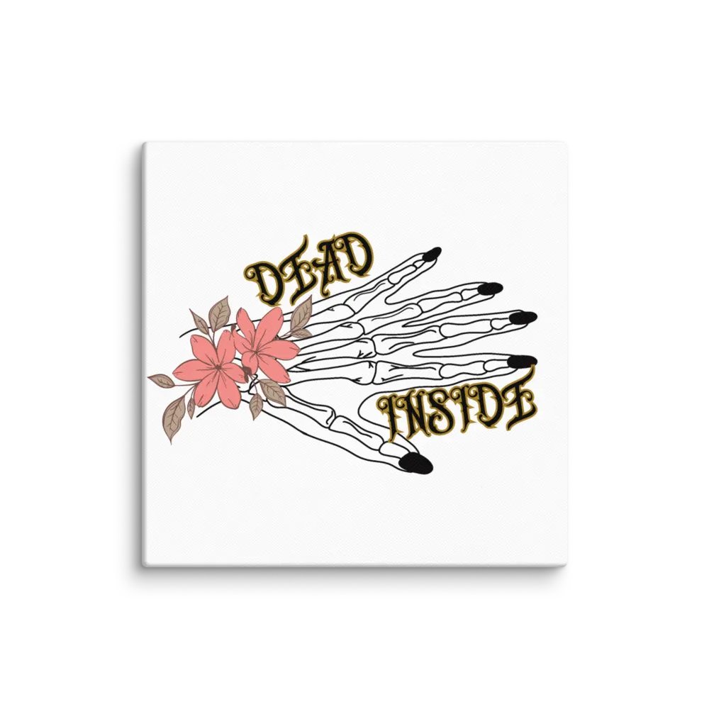 Dead Inside pinkyafterdark Canvas product image (1)