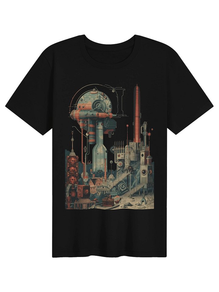 Surreal Industrial Skyline Lightweight T-Shirt product image (1)