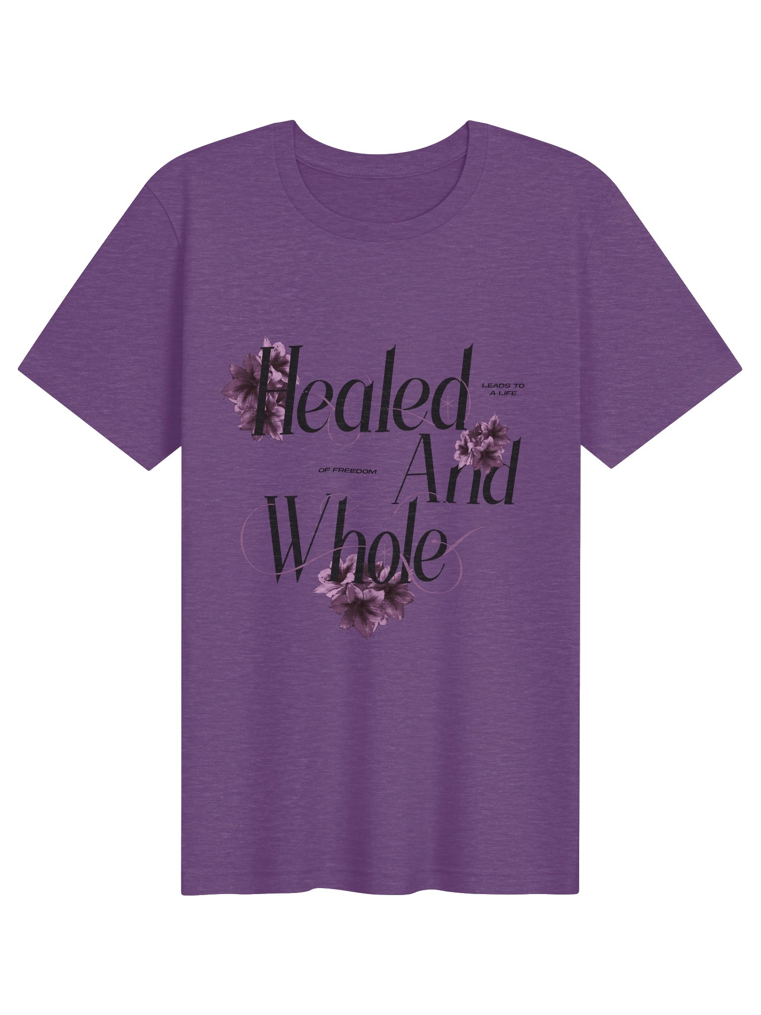 Logo shirt w/ flowers product image (1)