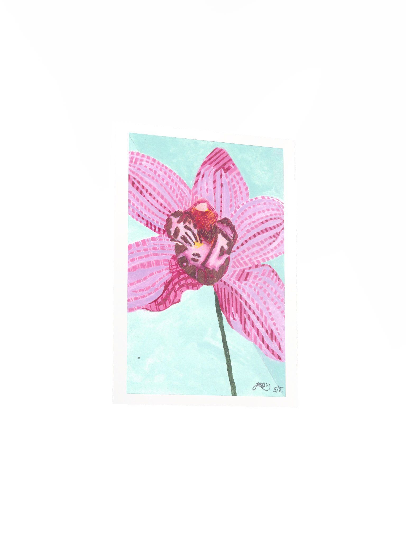 Memory Orchid ( 5"x7" Poster/Matt) product image (3)