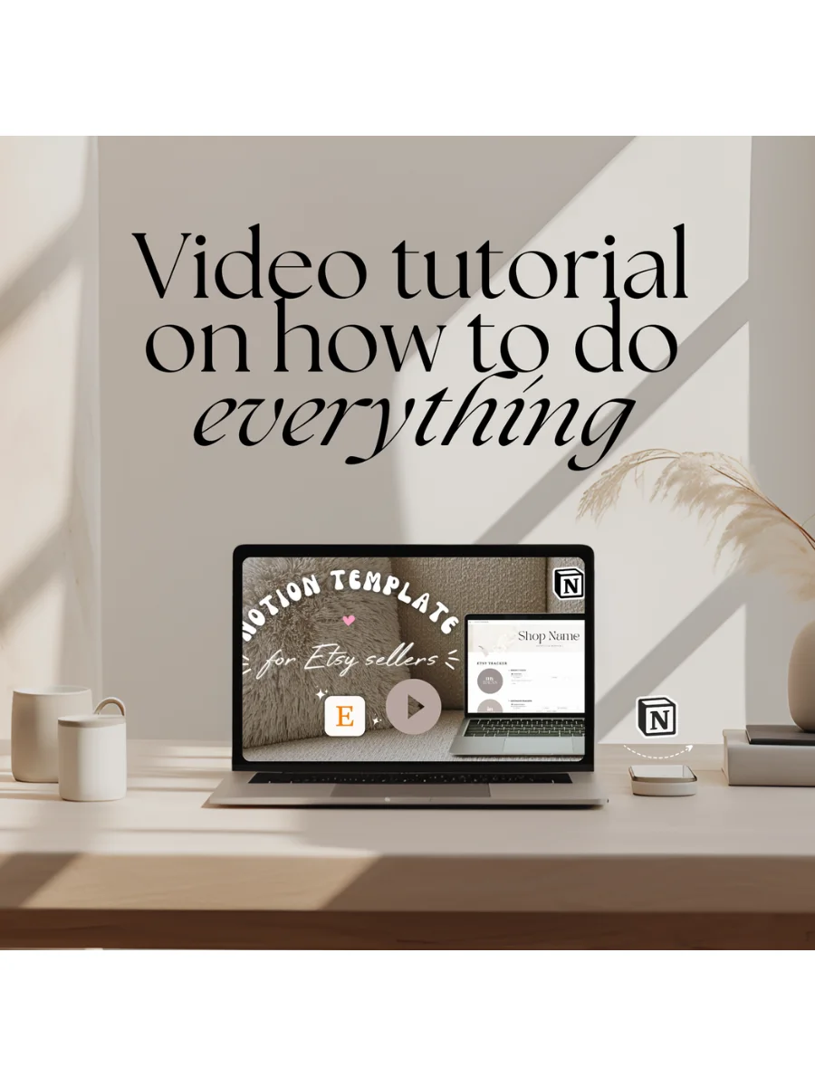 Etsy Shop Planner - Notion Template product image (7)