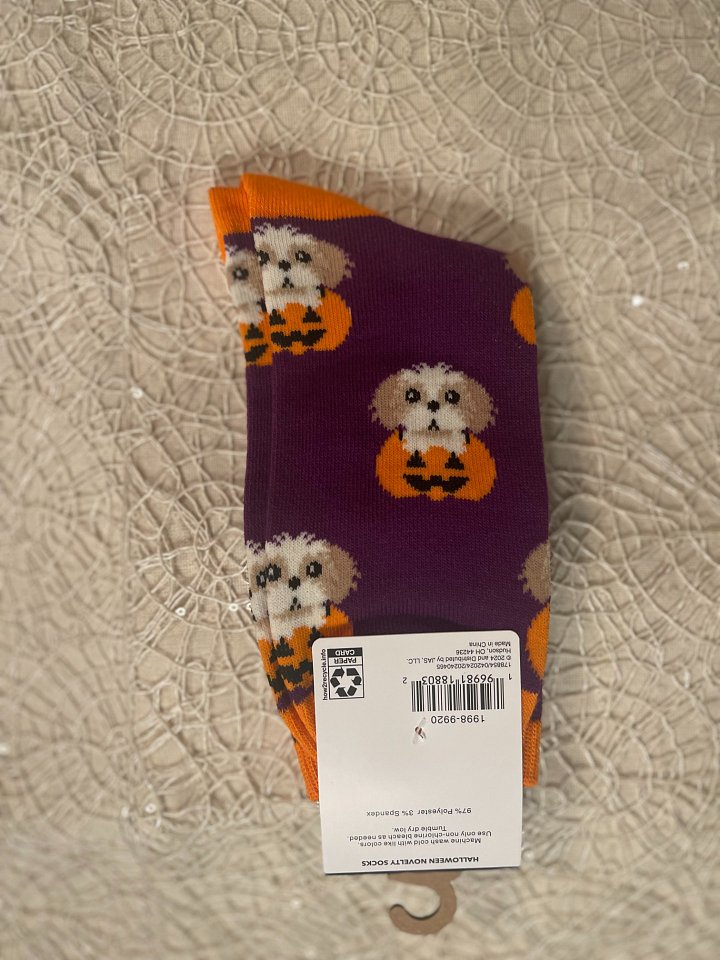 Will Do Tricks For Treats Crew Socks product image (2)
