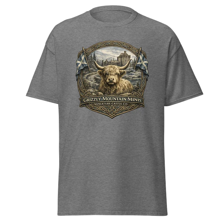 Celtic Emblem Highland Cow T-Shirt product image (1)