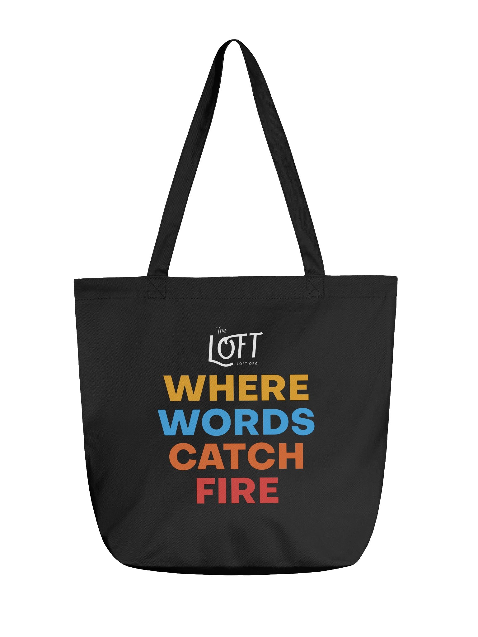 The Loft "Where Words Catch Fire" Tote Bag product image (1)