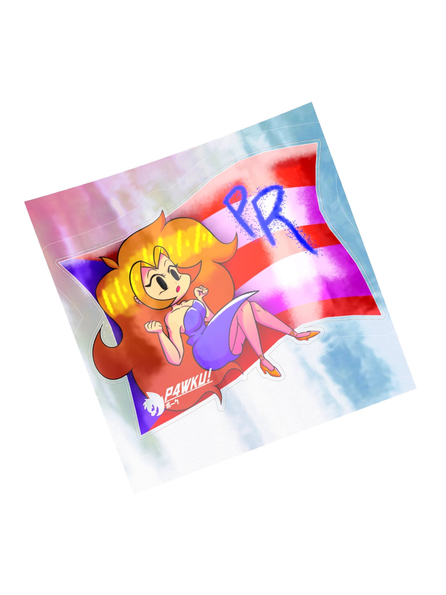 La Girlfriend Boricua - P4WKU!(Holo-sticker) product image (14)