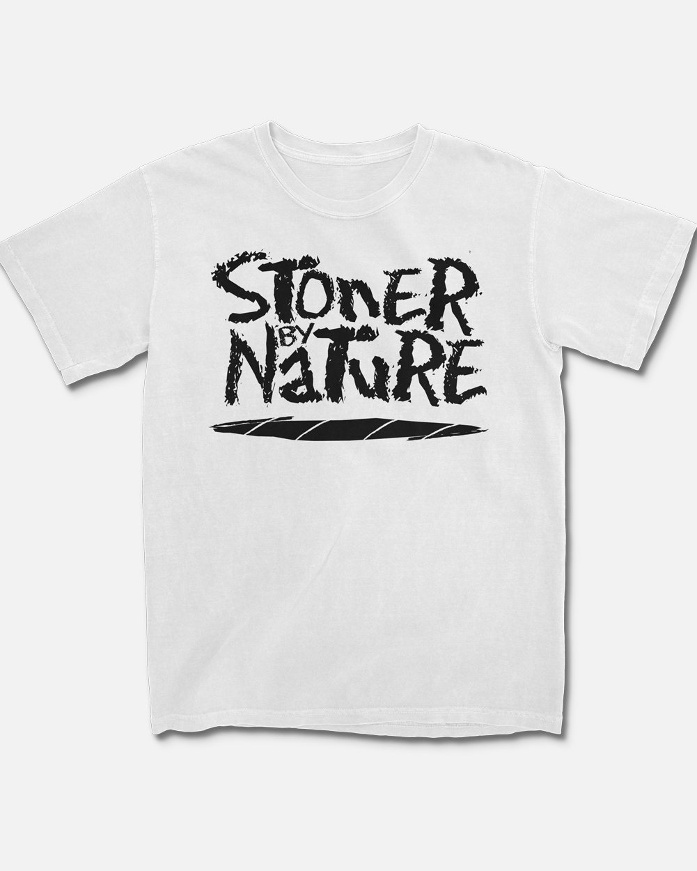 STONER BY NATURE BLACK JOINT TEE WHITE product image (4)