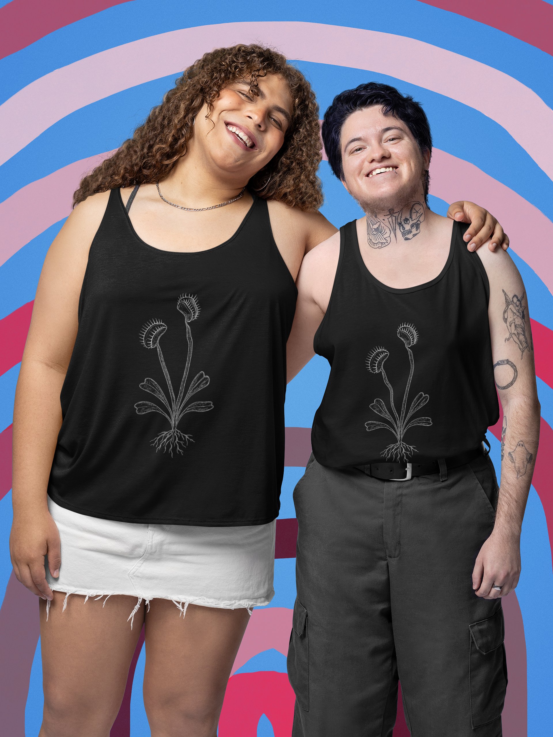 Venus Flytrap Schematics Unisex Tank product image (6)