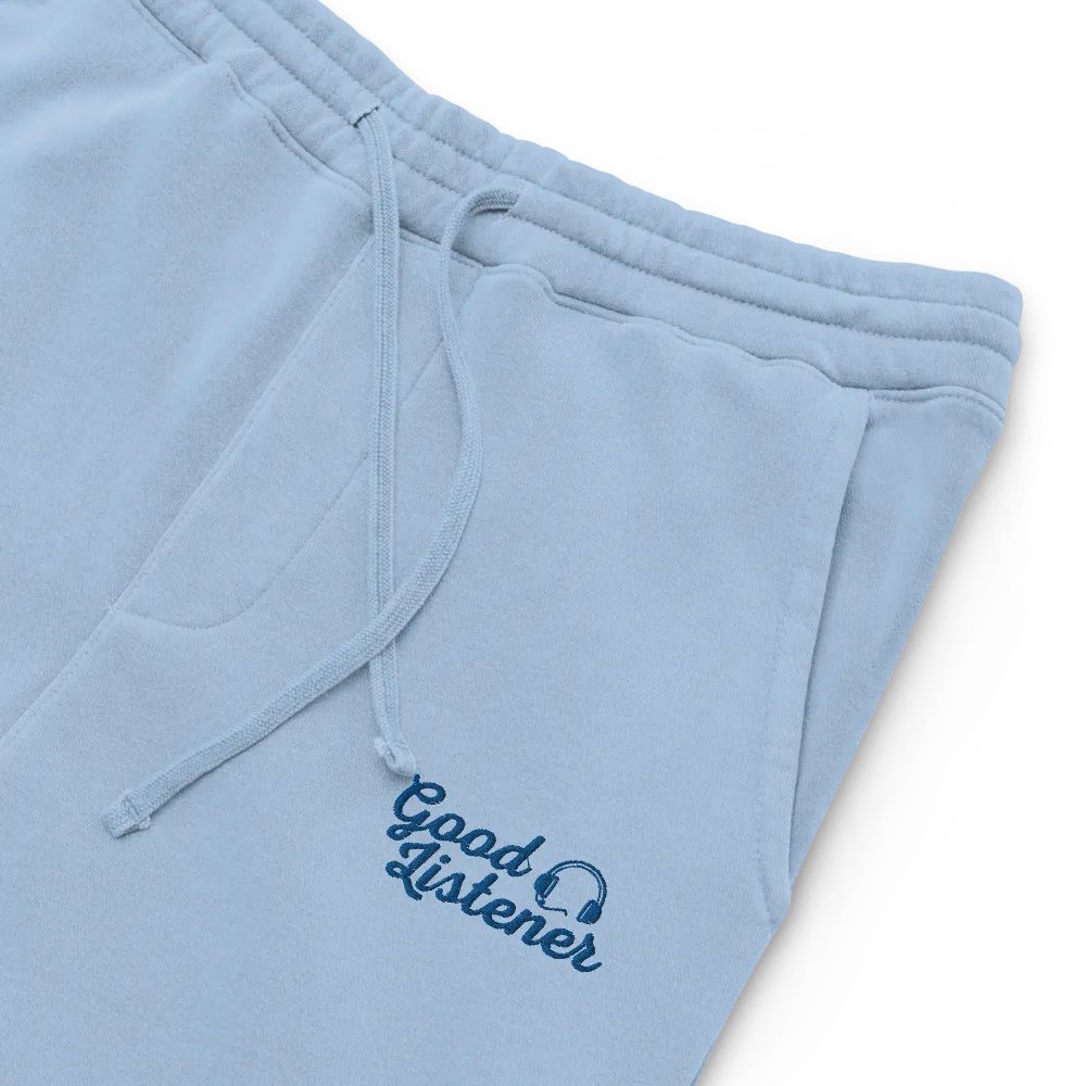 Powder Blue Good Listener Logo Sweats product image (6)