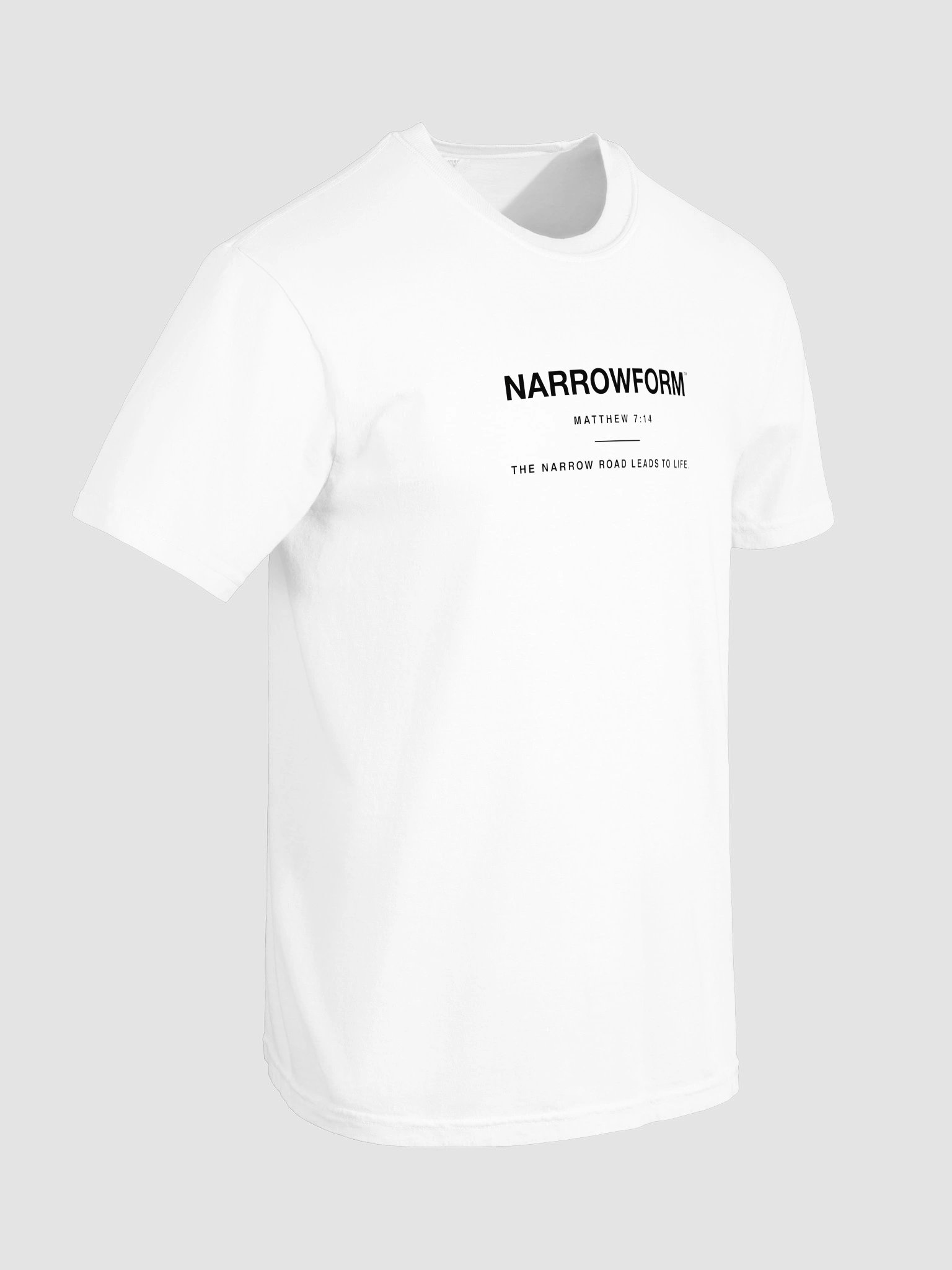 NARROWFORM MATTHEW 7:14 TEE SHIRT product image (6)