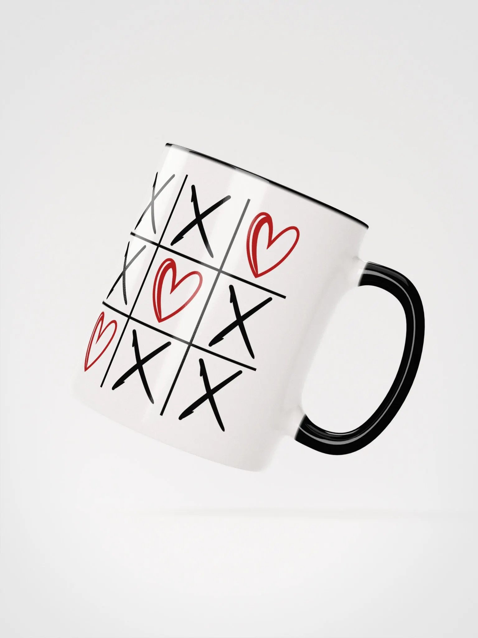 Love Always Wins: Valentine's Day Tic Tac Toe Mug product image (5)