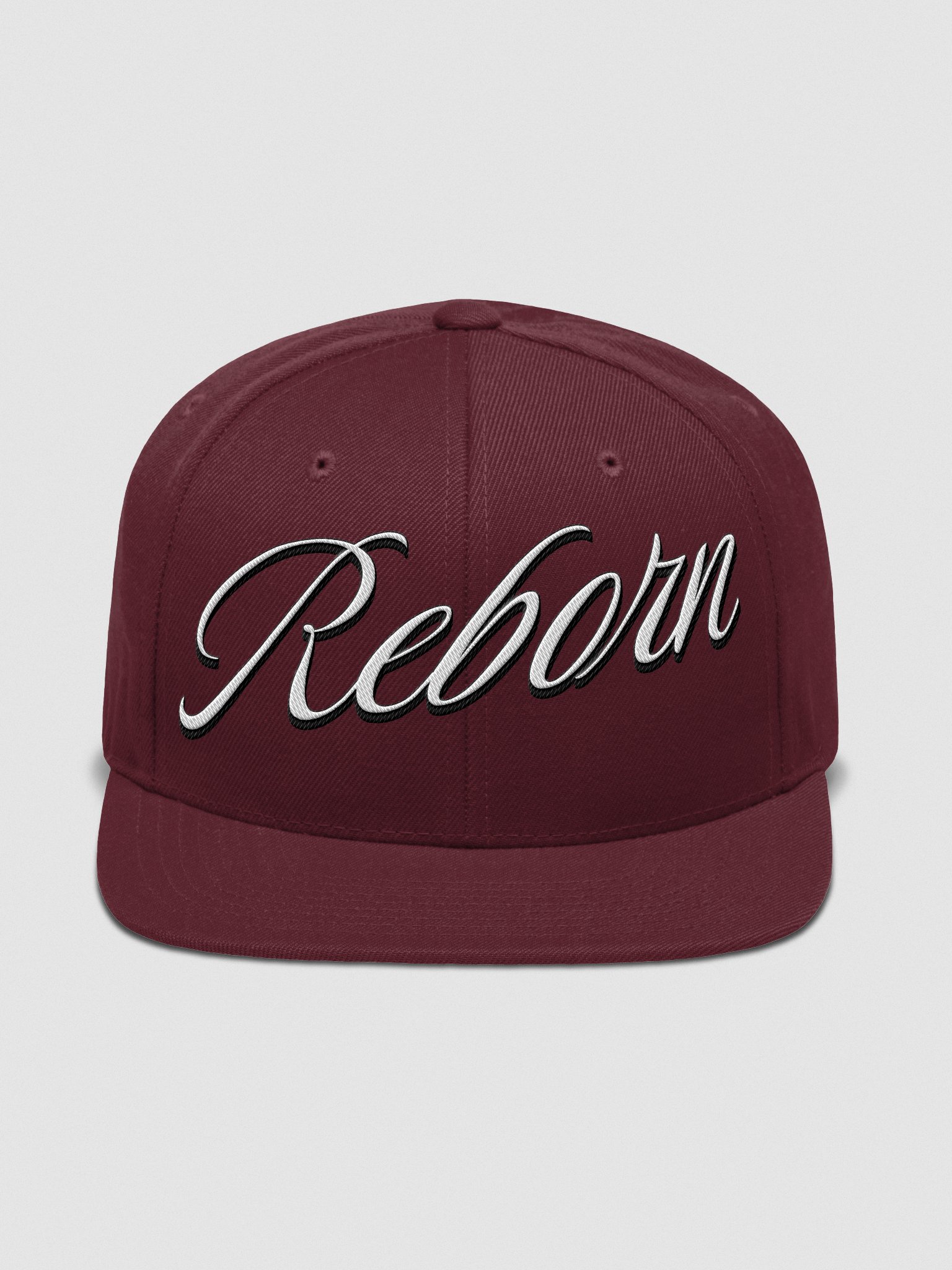 Reborn Elegance Wool Blend Snapback Cap product image (1)