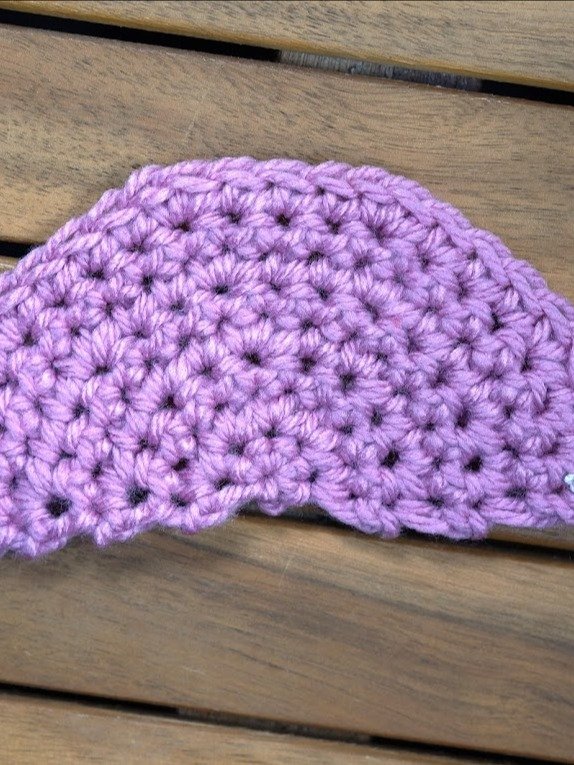 Crochet pattern bundle: 5 patterns for the semi circle with different stitches product image (5)
