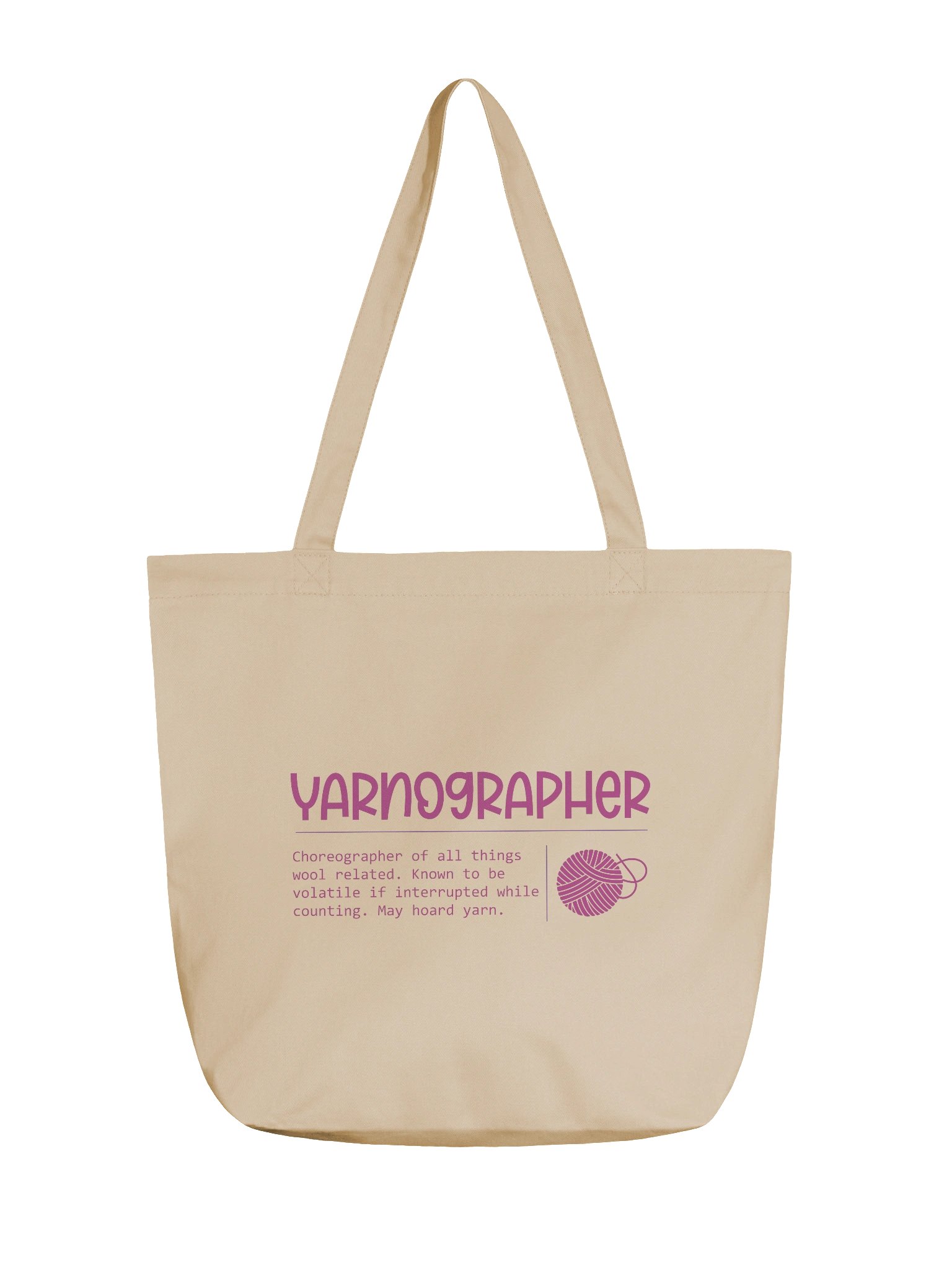 Yarnographer Definition Tote Bag product image (1)