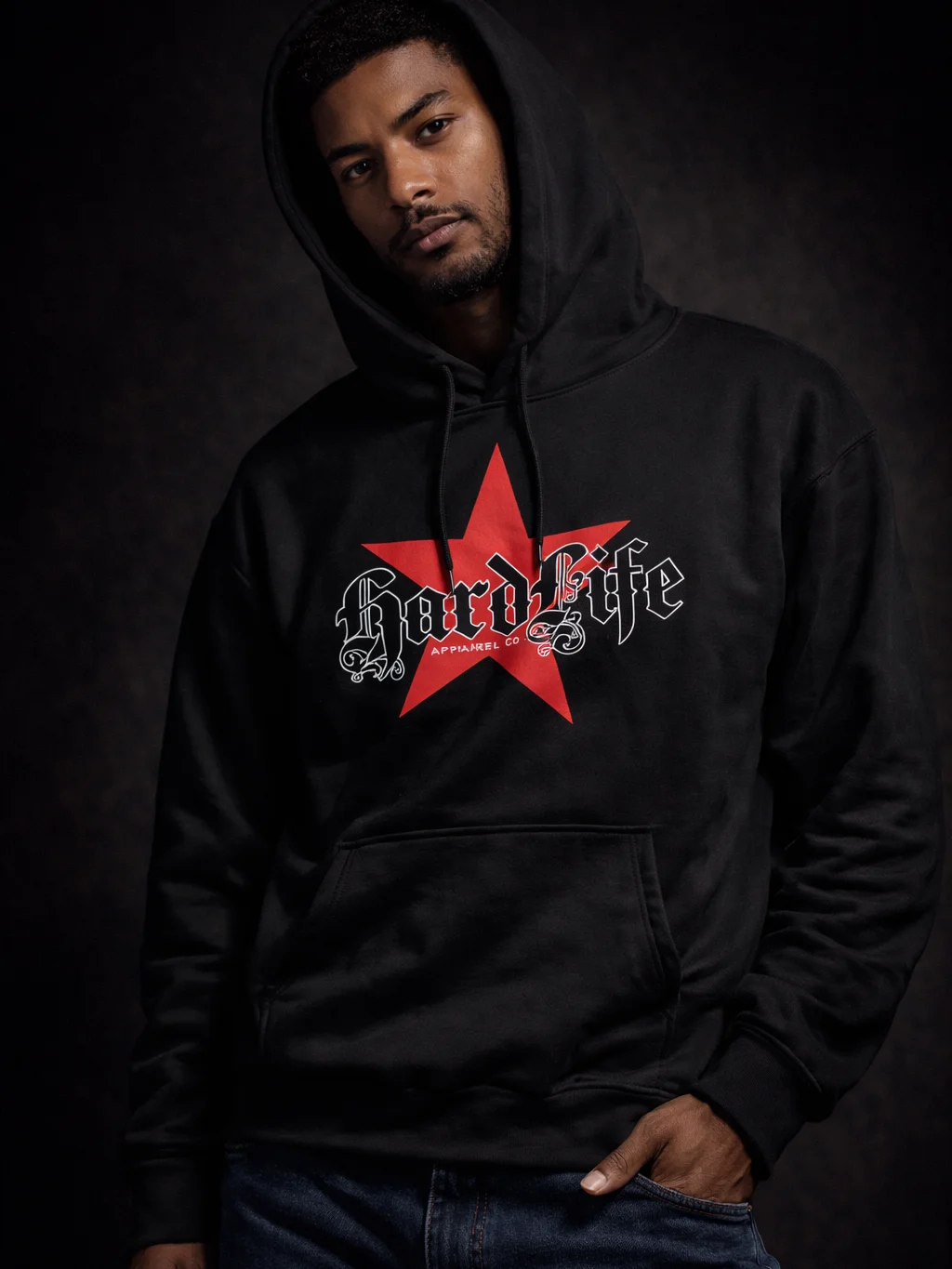 Red Star - Black Hoodie product image (2)