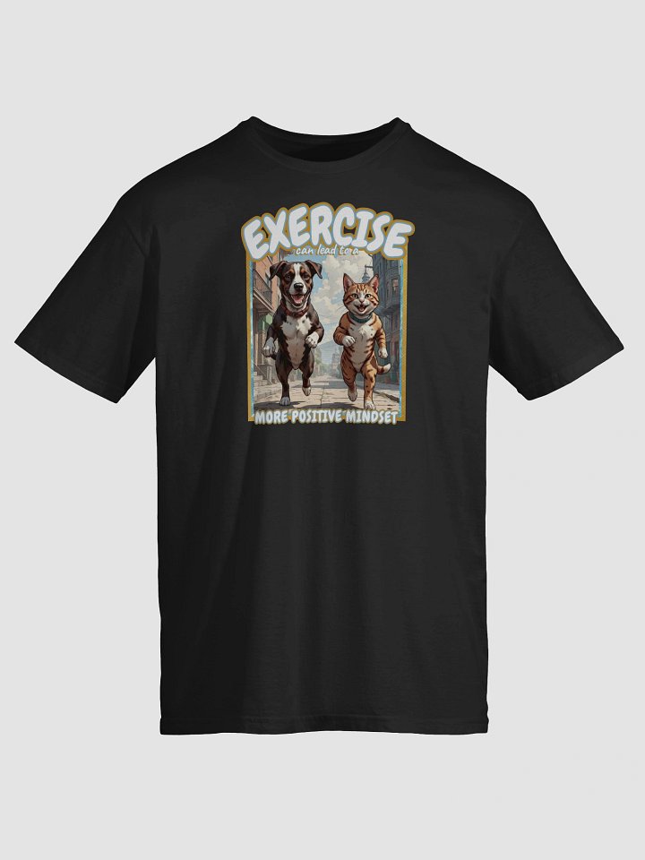 Exercise Can Lead To a More Positive Mindset | Recovery T-Shirt Inspiring Sobriety product image (1)