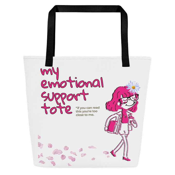 "My emotional support tote" Totebag product image (1)