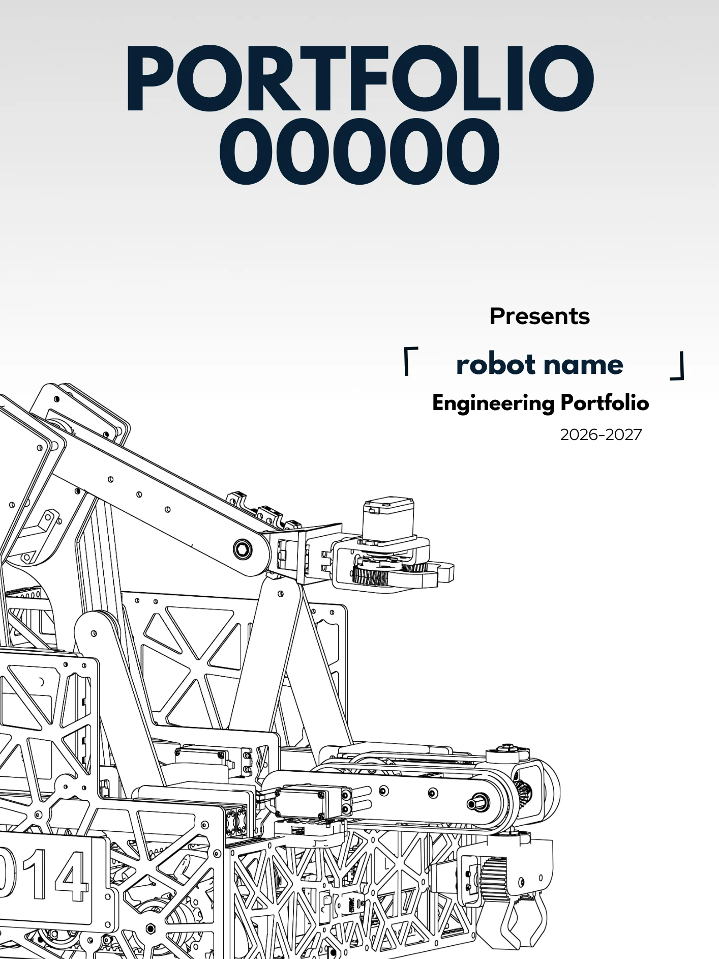 FTC Robotics Portfolio Template product image (1)