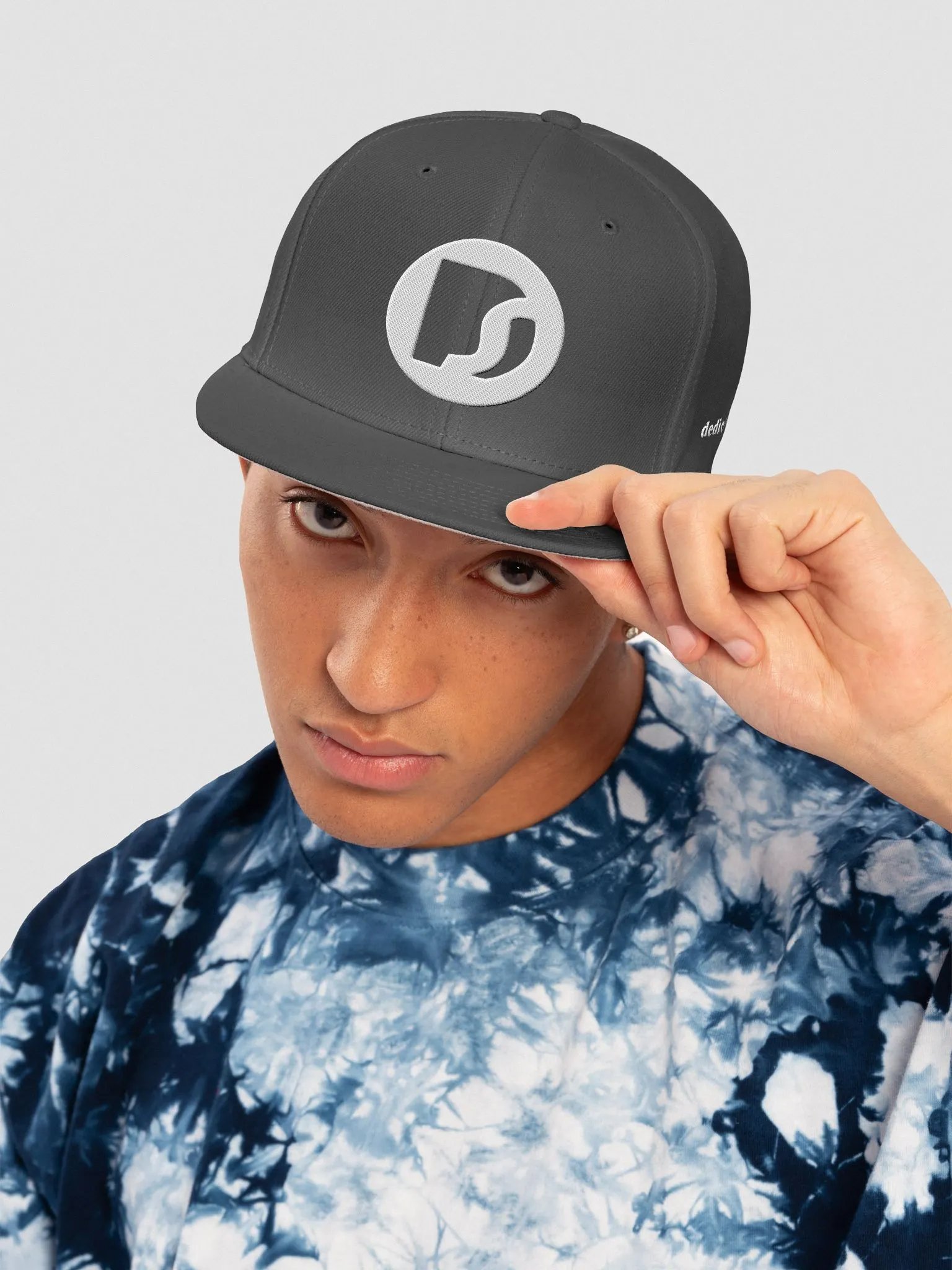 Dedicated Snapback White/Charcoal Grey product image (5)