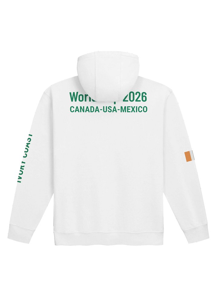 Ivory Coast 2026 World Cup Flag Hoodie - Premium Fleece Pullover product image (10)