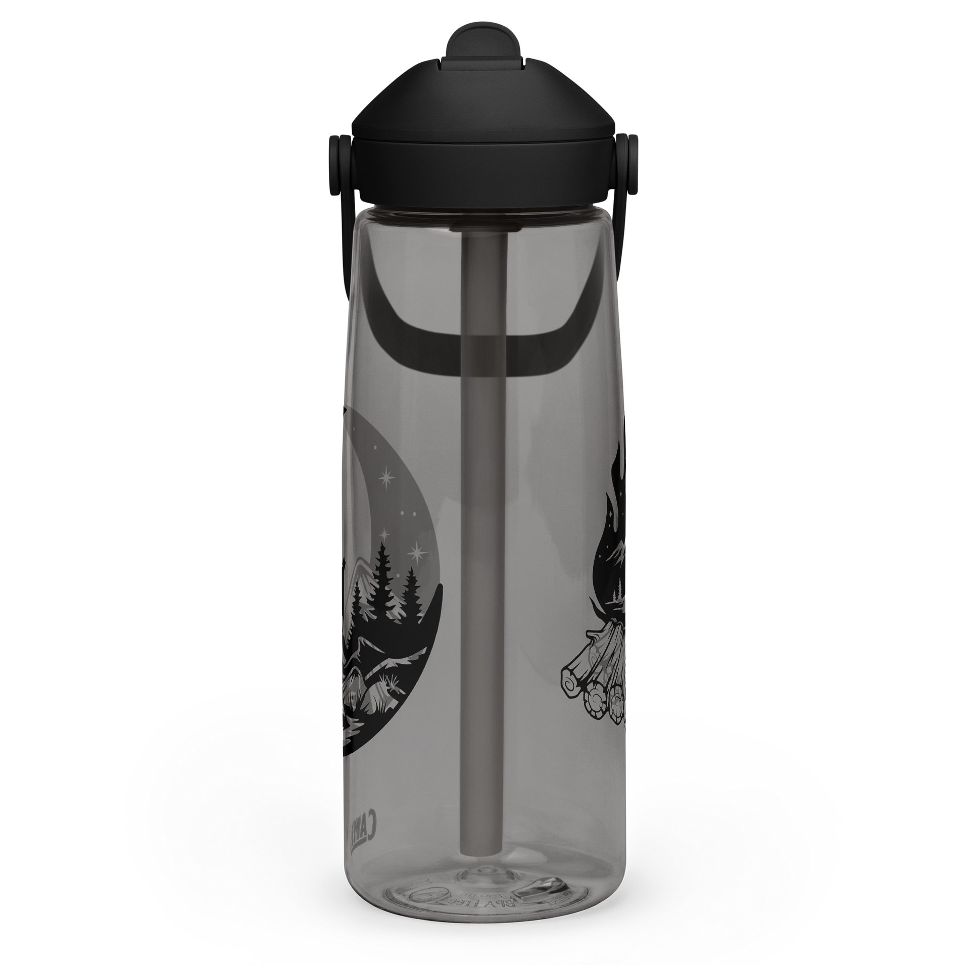 The Hiking Camper Flip Straw Water Bottle product image (13)