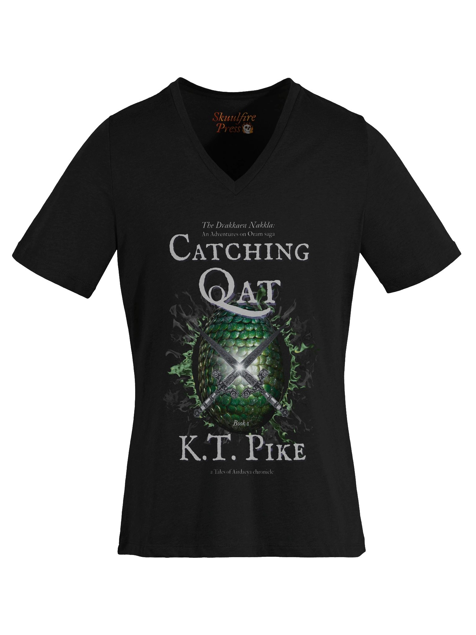 Catching Oat Book Cover V-Neck Tee product image (6)