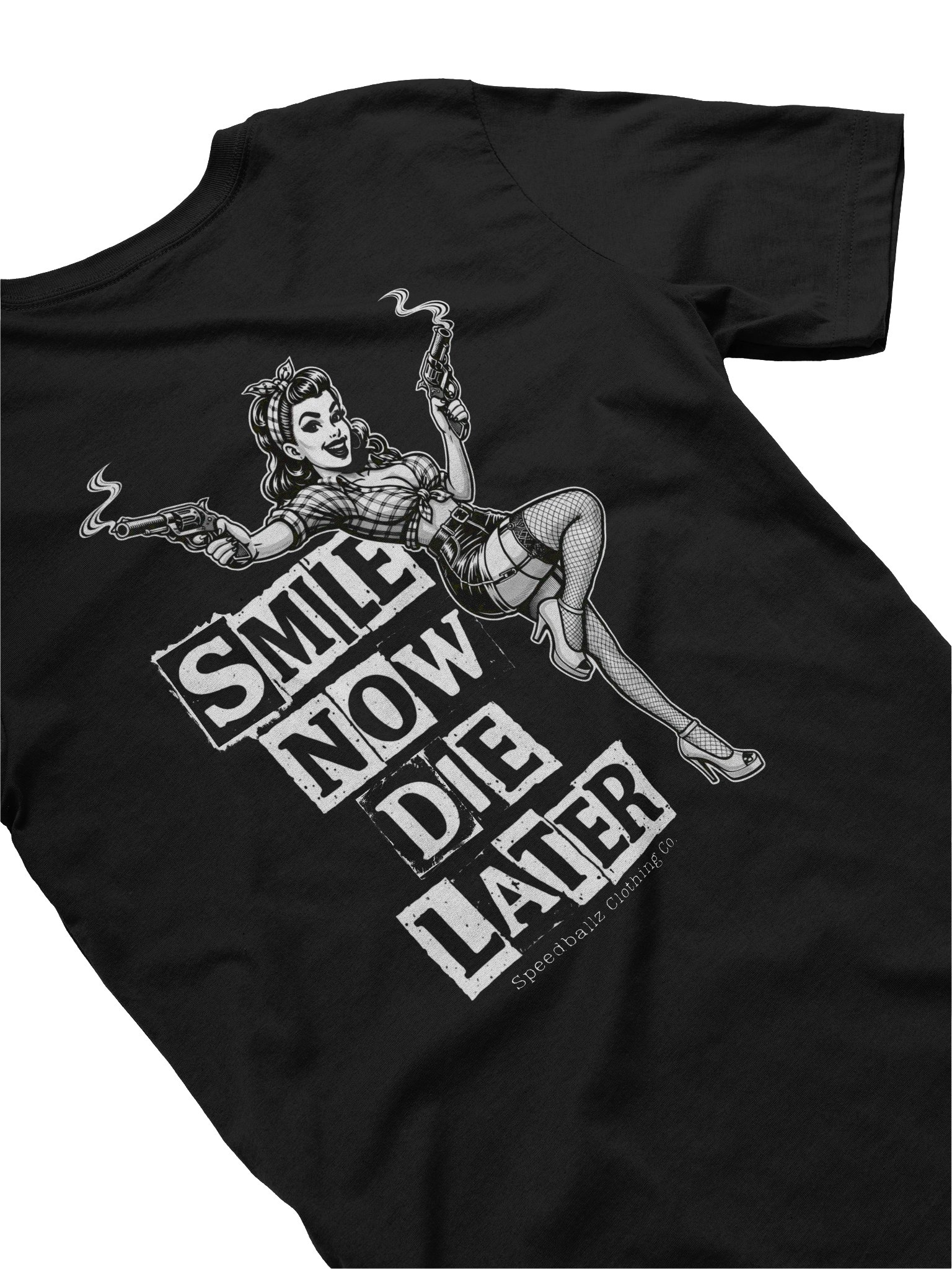 Speedballz Pin Up Smile Now Die Later product image (4)