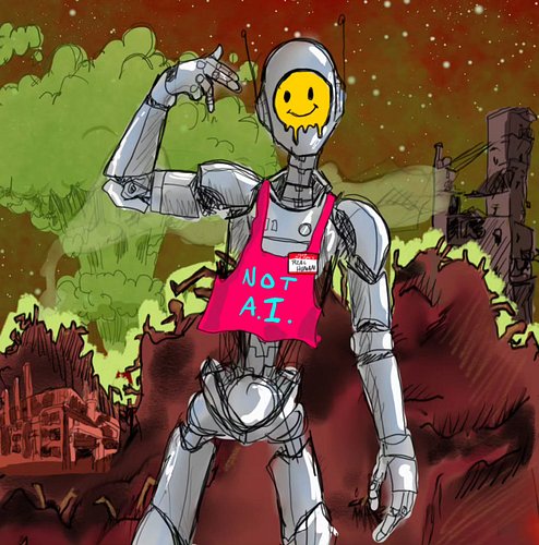 #noai #art #digitalartist #robot