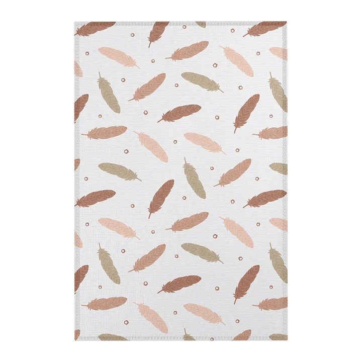 Mocha Mousse Feathers Area Rug product image (1)
