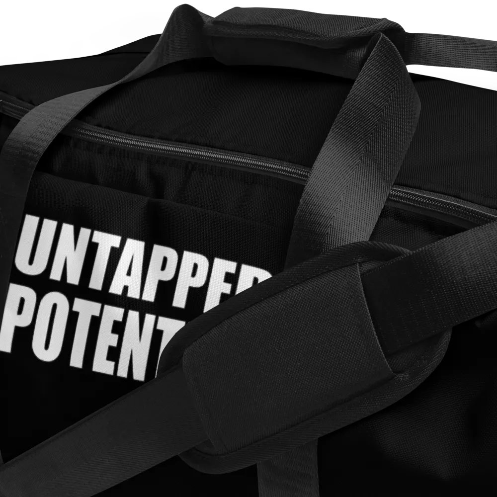 Untapped Potential Black Duffle Bag product image (6)