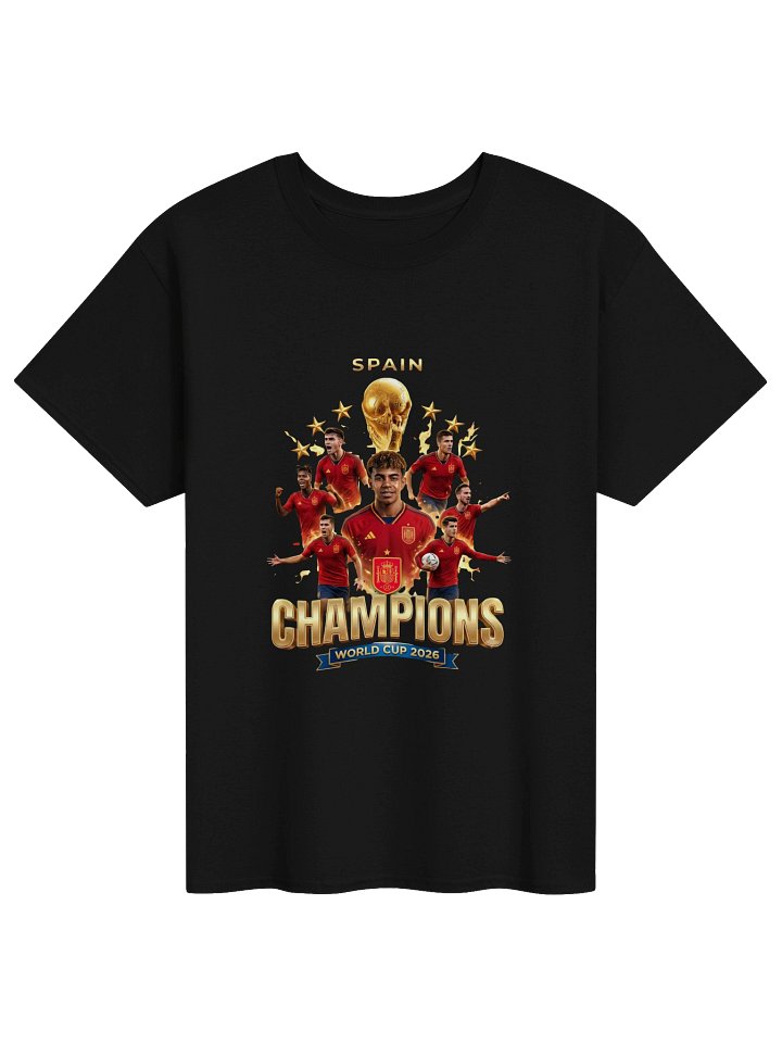 Spain World Cup 2026 Champions Shirt – Soccer Fan Victory Tee product image (2)