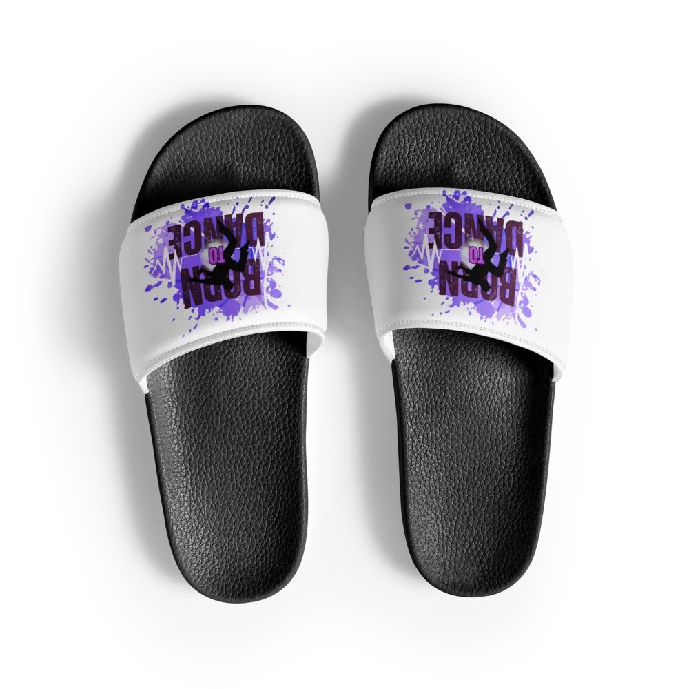 Born to Dance His Silhouette Women's Slides product image (1)