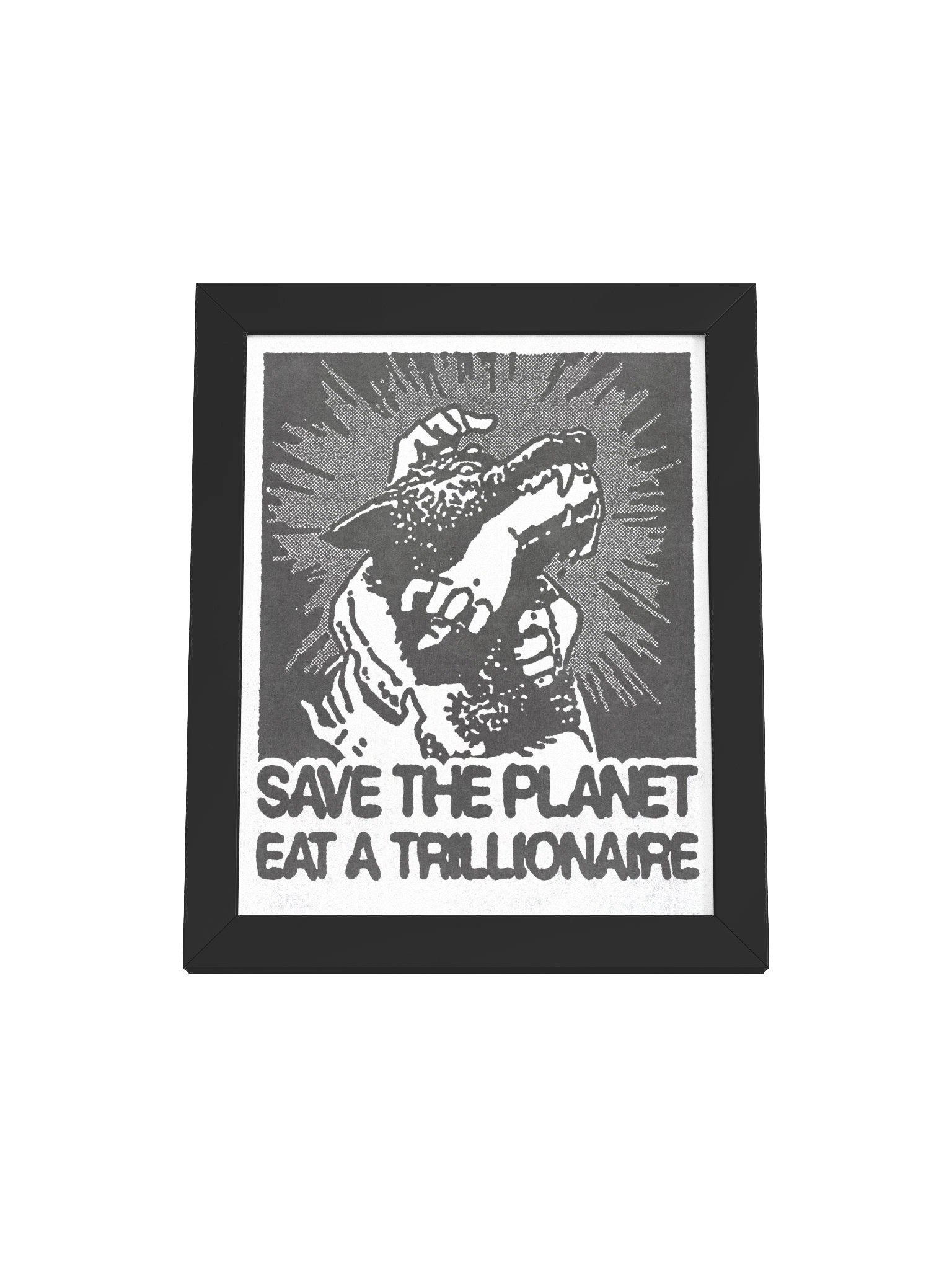 SAVE THE PLANET ! Framed Print. product image (1)