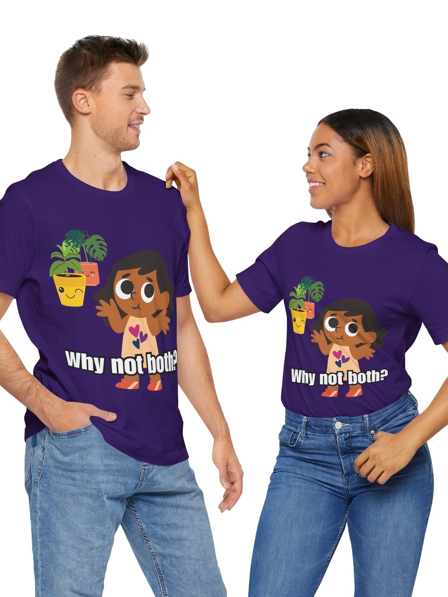Why Not Both Bisexual Pride Tee (Unisex) product image (4)