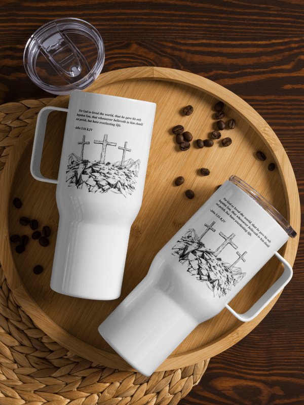 Stainless Steel Travel Mug-John3:16-B product image (1)