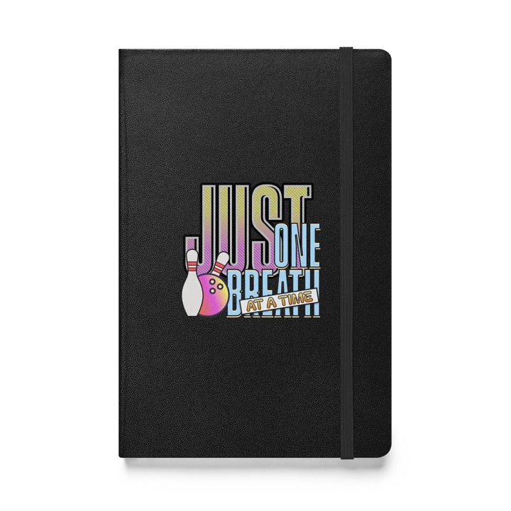 Just One Breath At A Time Bowling Hardcover Journal product image (1)