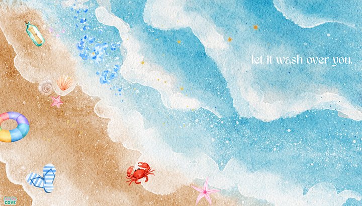 Let it Wash Over You - Desktop Wallpaper product image (1)