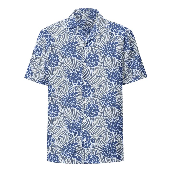 Blue Roses Hawaiian Shirt product image (1)