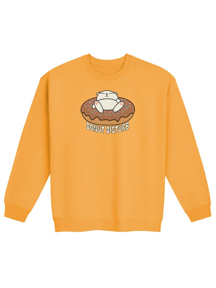 Donut Disturb Cat - Unisex Adult Sweatshirt product image (1)