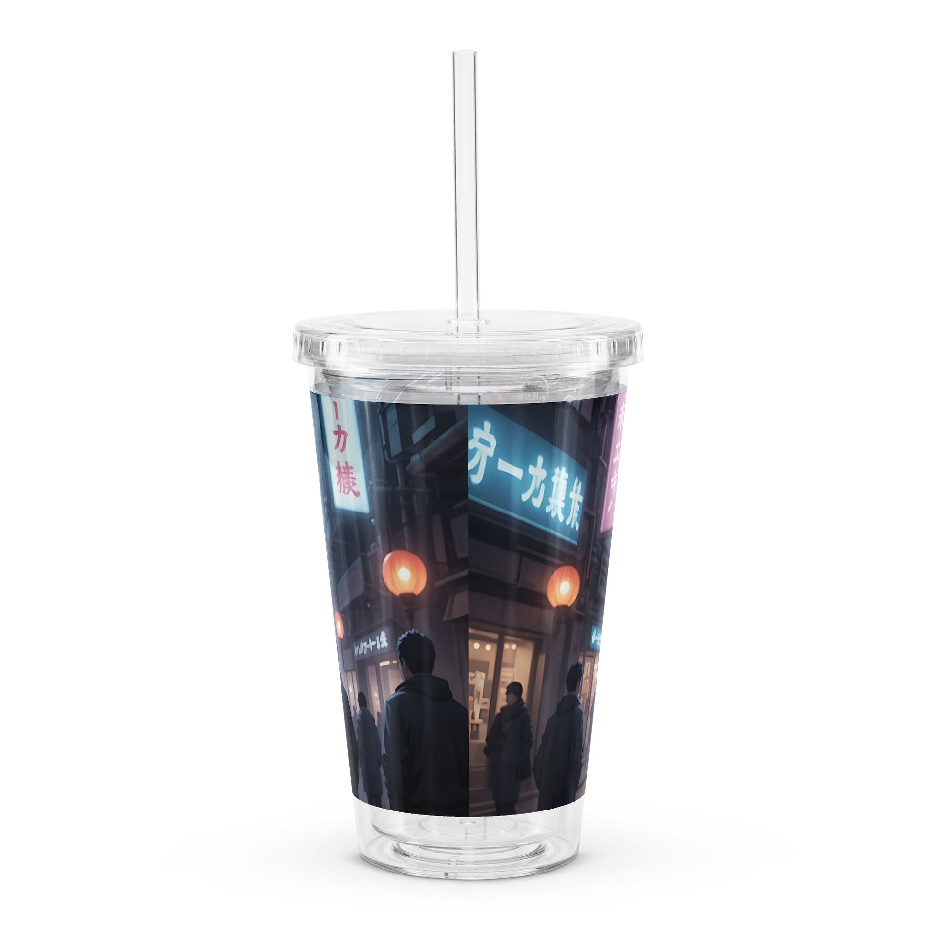 Lepus Ferox — Ancillina Sicaria — Double Wall Clear Plastic Tumbler (16 oz) product image (2)