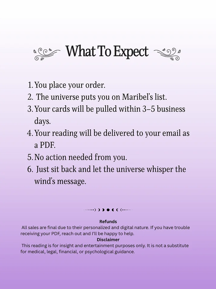 Maribel’s Whisperings — A 3-Card Intuitive Tarot Reading product image (2)