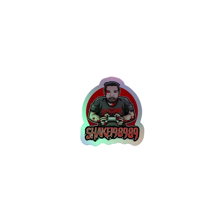 Gamer's Determination Holographic Sticker Set product image (1)